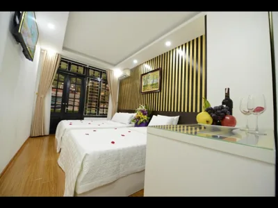 Habitación Twin Deluxe — Hanoi Golden Hostel